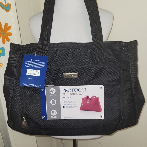 Protocol Bags New Protocol Black 9 Tote Bag Poshmark